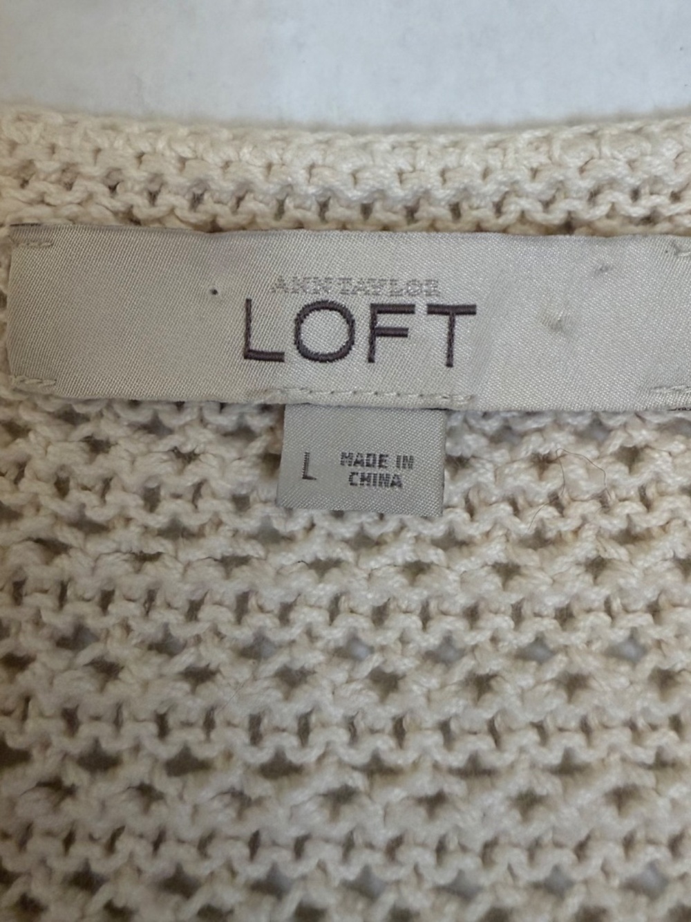 Loft 100% Cotton Top Size Large - Picture 3 of 7